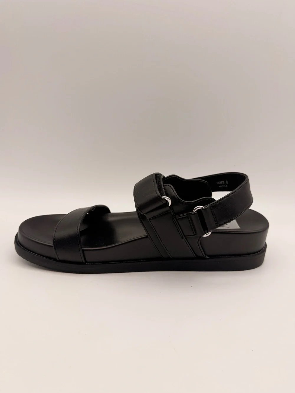 DV BY DOLCE VITA Argyle Black Platform Comfort Sandals Size 9